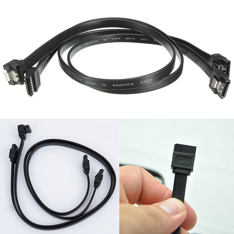 Kabel Sata 3 Jepit Hitam for HDD SSD