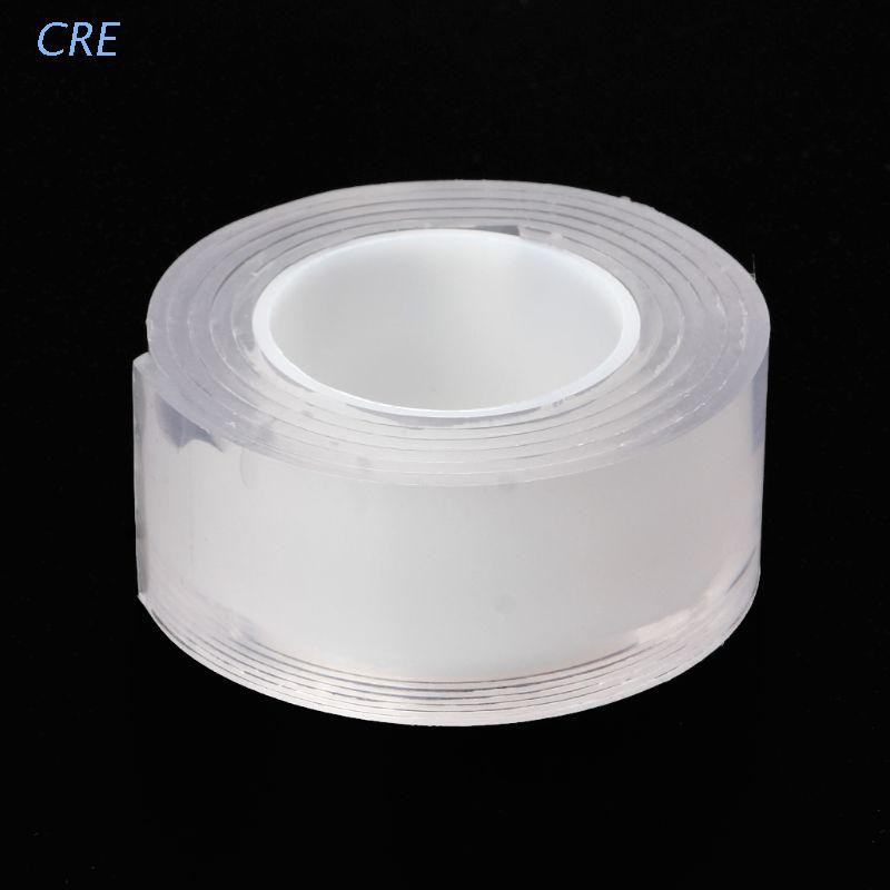 CRE  Reusable Adhesive Silicone Tape Universal Anti-Slip Double-sided Wall Stickers