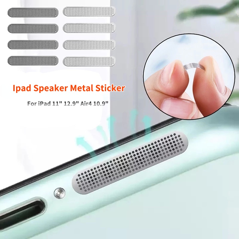 4Pcs / set Anti Dust Mesh Earpiece Speaker Net For ipad For ipad Metal Sticker Universal Proof Sticker