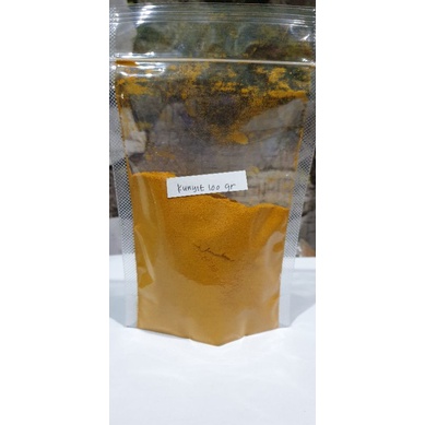 

Kunyit/kunir bubuk murni 100gram.