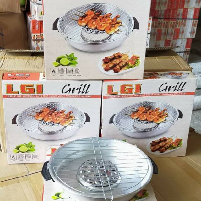 LGI GRILL / MAGIC ROASTER GRILL / PANGGANGAN PORTABLE / ALAT PANGGANG TANPA ARANG