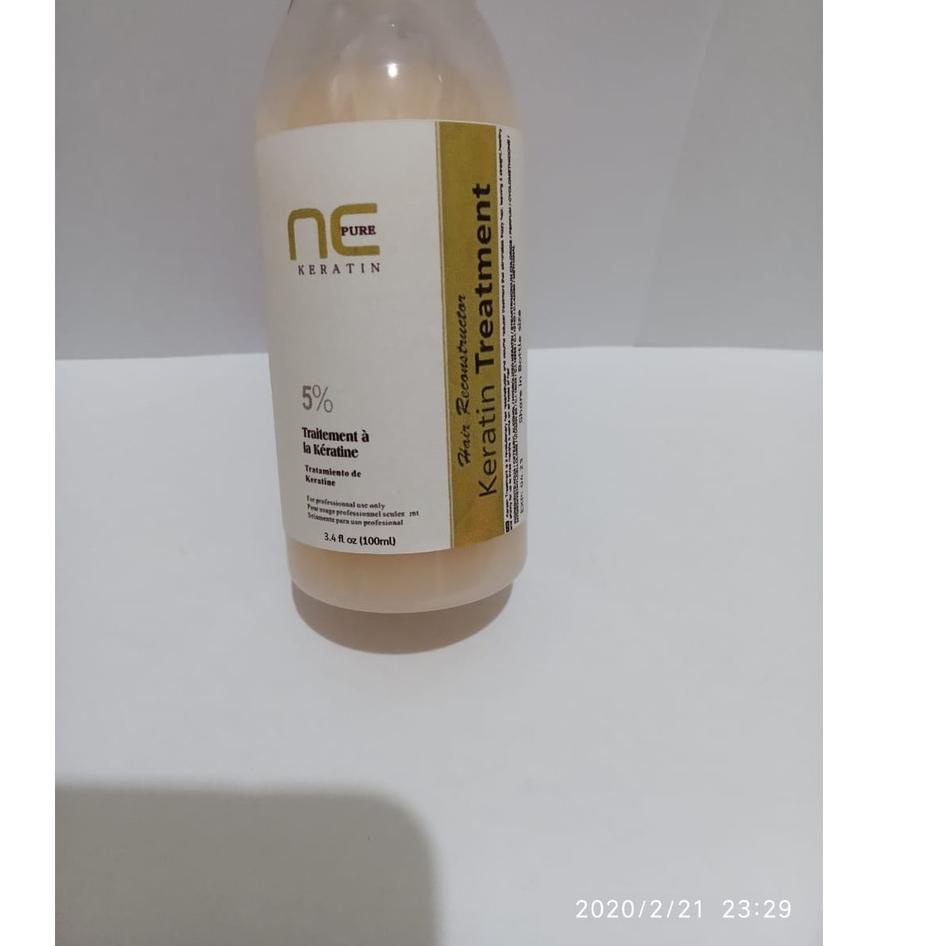 Stok melimpah / B0SAR (BISA COD) Keratin Treatment Smoothing Rambut Brazilian Keratin NCPURE 100ml /