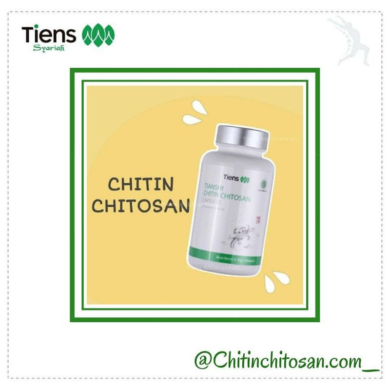 Jual CHITIN CHITOSAN | Obat Diabetes Tiens isi 100 kapsul (bisa untuk