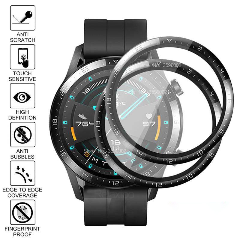 1-3pcs Film Pelindung Layar Full Curved Untuk huawei watch 3 pro GT2 GT3 42mm 46mm GT2e GT runner Magic 2 GS3