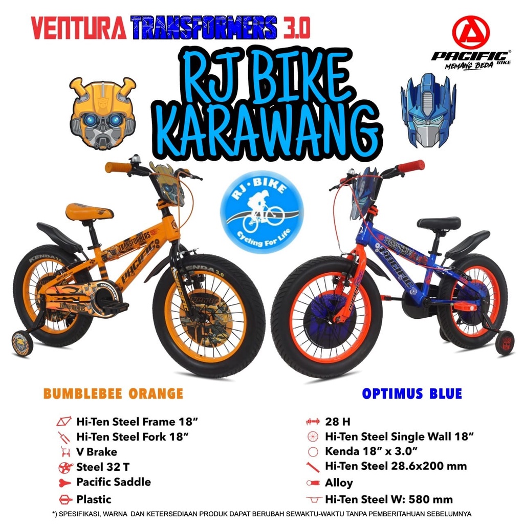 SEPEDA ANAK LAKI LAKI PACIFIC BMX VENTURA TRANSFORMER 3.0 12 16 18 Inch