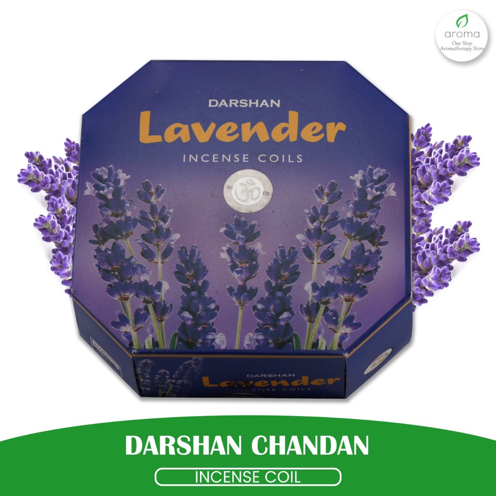 Dupa India (Aromaterapi) Coil - Darshan Lavender 24 Jam