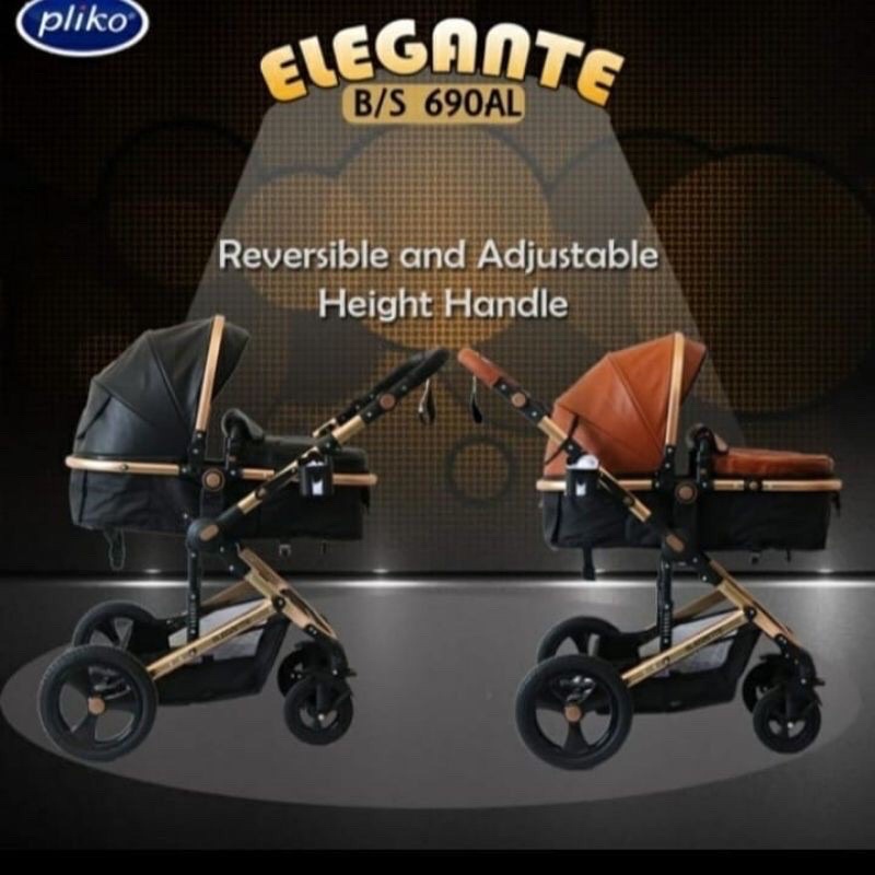 STROLLER BAYI PLIKO ELEGANTE BS690 AL I STROLLER BABY I TROLI BAYI I PERLENGKAPAN BAYI NEW BORN