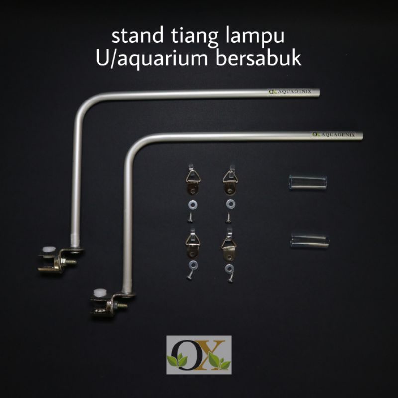 stand tiang lampu aquascape untuk aquarium BERSABUK