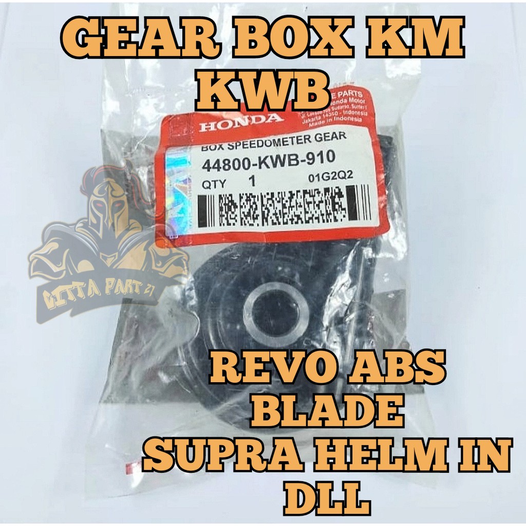 Gearbox KM KWB REVO ABS BLADE SUPRA HELM  IN Kualitas ori sangat bagus rapi halus presisi dan pas