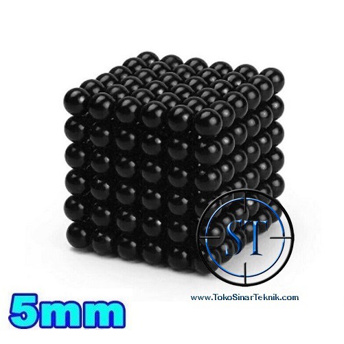 10 Butir Magnet BALL Magnetic Balls Bola Neodymium DIY Puzzle Cube 5mm Magnet Bola Ball Miniatur dan Puzzle