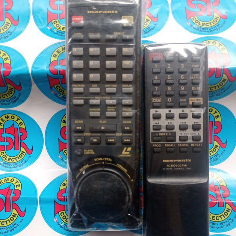 Remote karaoke cd laserdisk marantz
