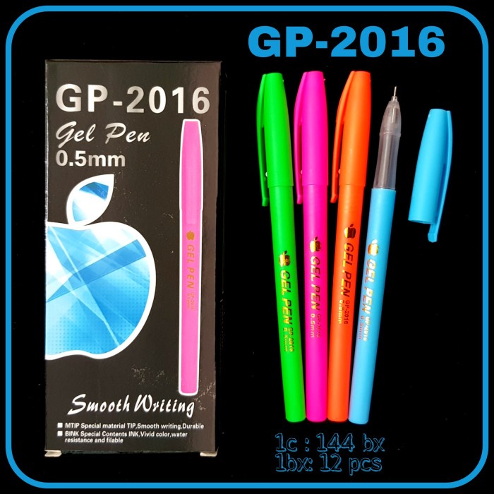 

Buruan Sos Balpen Gel 0.5Mm Gp-2016 / Pulpen Tinta / Pulpen Gel (12 Pcs) Terbatas