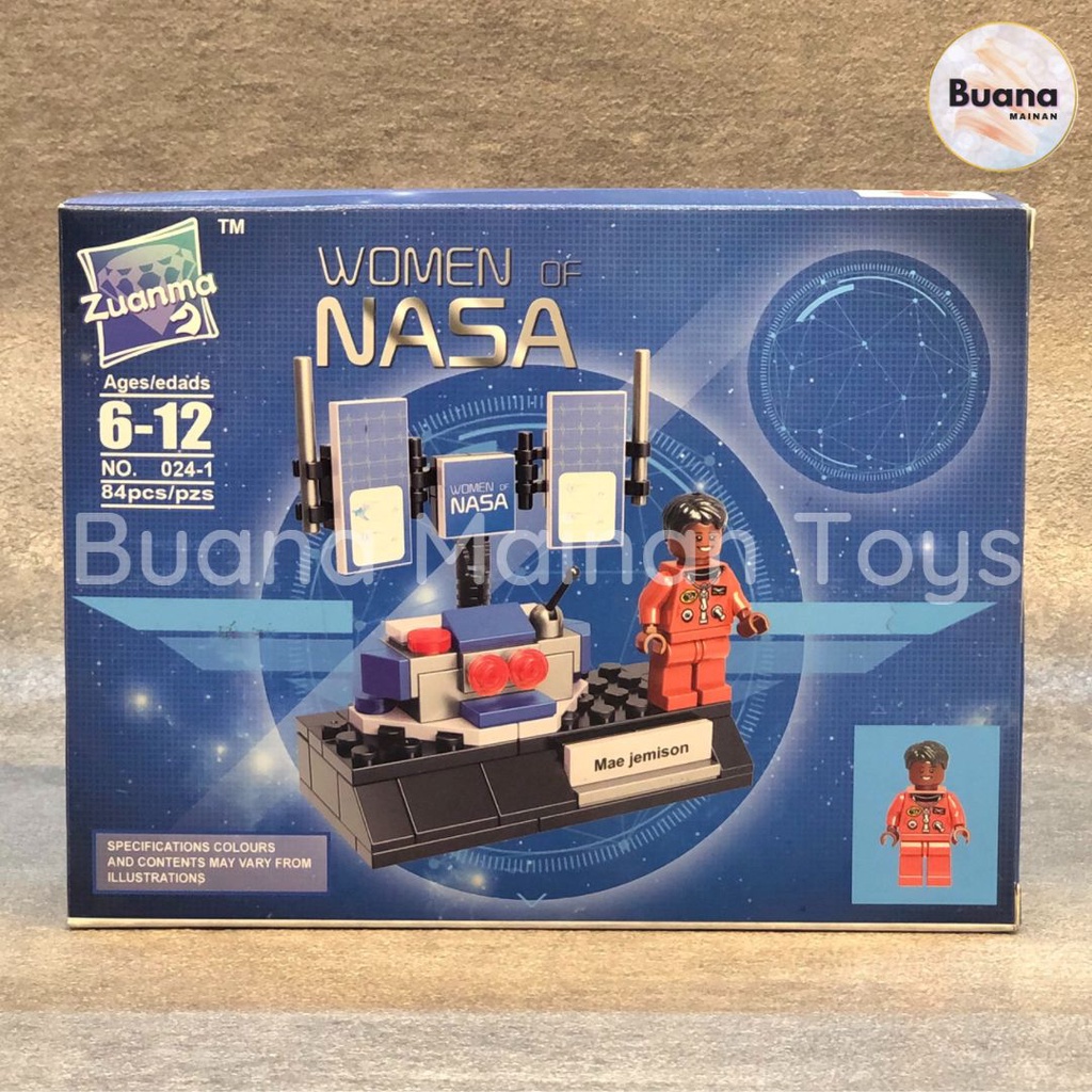 BRICKS FIGURE ZUANMA WOMEN OF NASA SPACE RESEARCH 024 MAINAN EDUKASI ANAK COWO CEWE BRICK JELAJAH ANGKASA