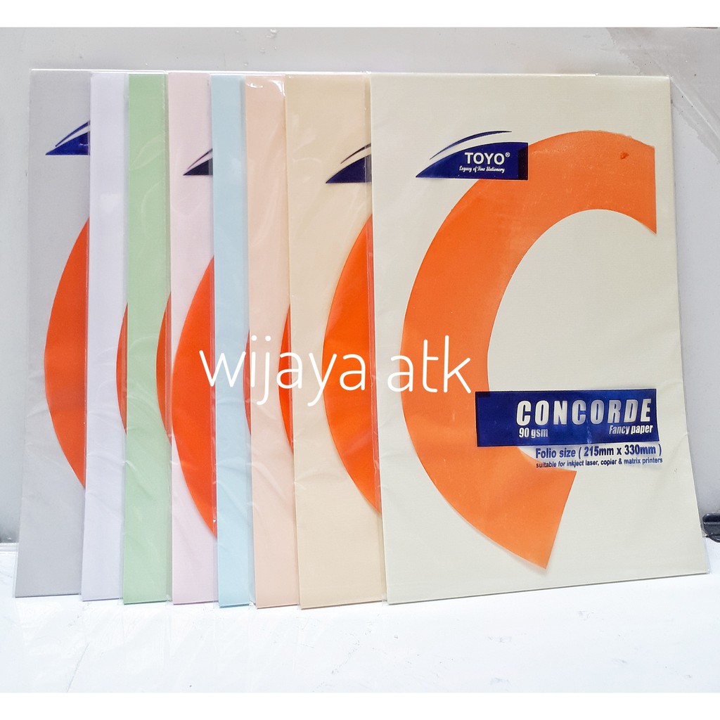 

Kertas Piagam Concorde 90 Gsm F4 20 Lembar - Briefcard