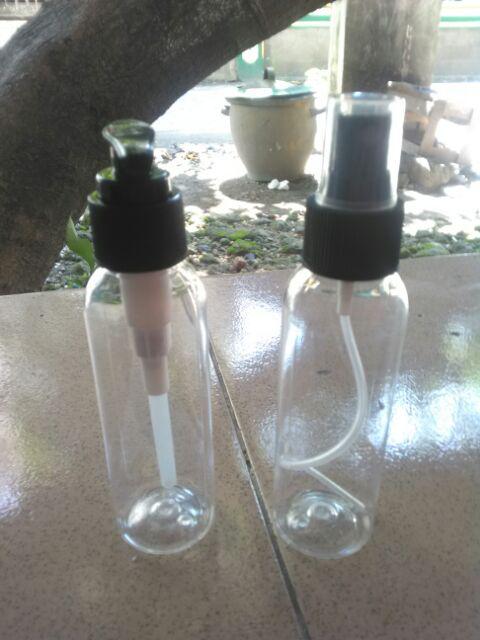 Botol Pet 100 Ml Nat Pump Hitam