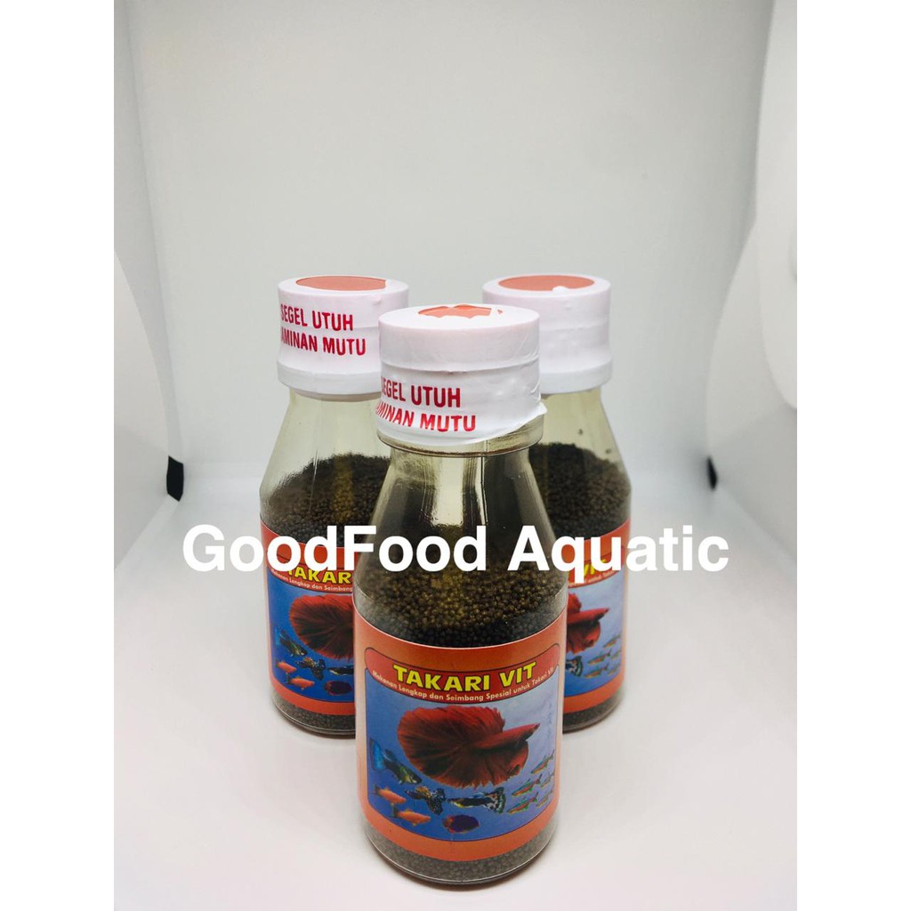 TAKARI VIT MAKANAN IKAN KECIL CUPANG GUPPY NEON FISH FOOD