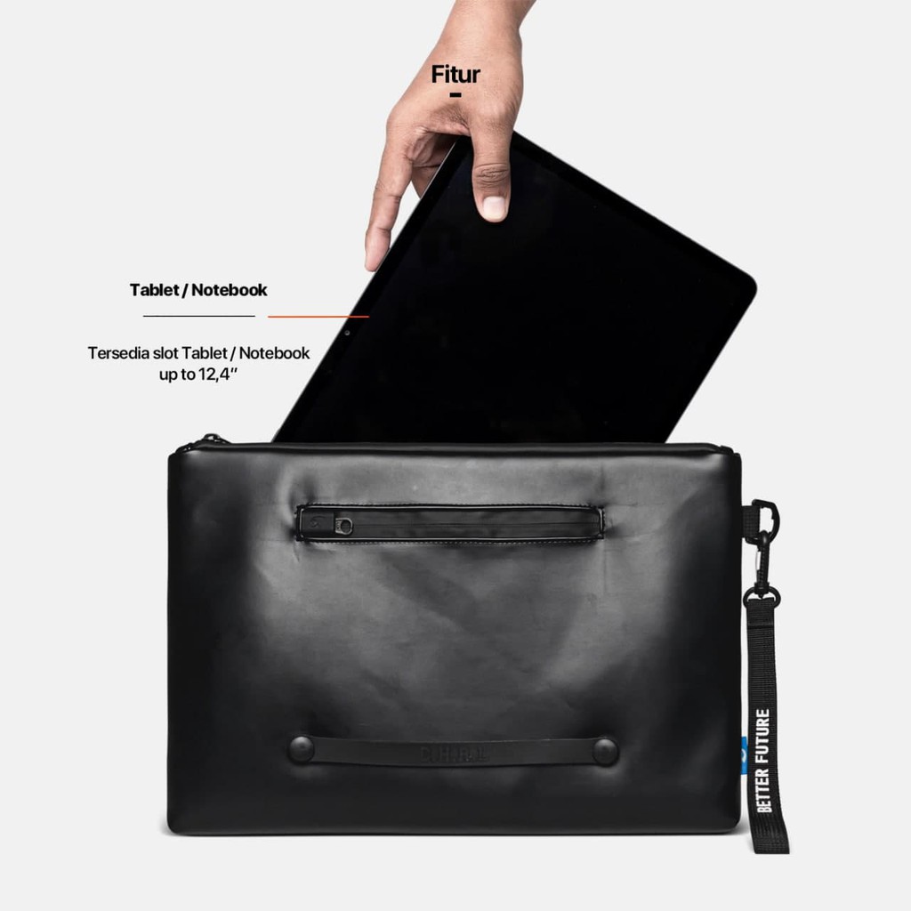 CHORAL ARATA | Clutch bag Pria Kulit Waterproof Hand Bag Pouch Bag Anti Air Pria