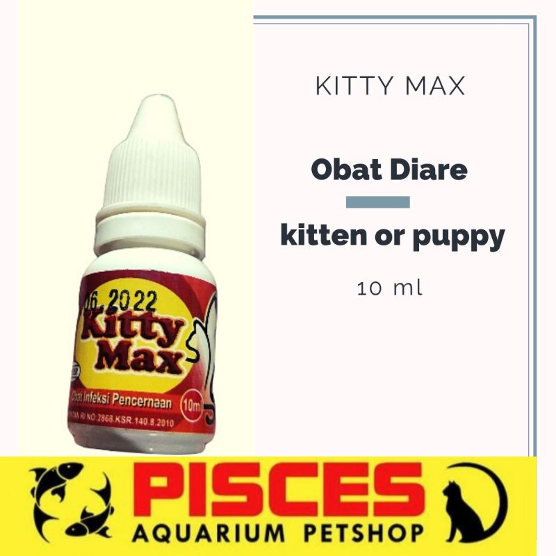 OBAT DIARE ANAK KUCING ANJING KITTEN OR PUPPY KITTY MAX 10ML