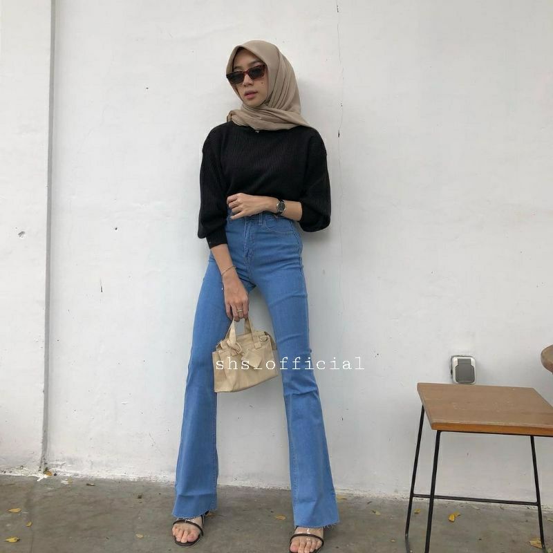 Awryn Cutbray Jeans premium jeans unfinish evelyn jeans
