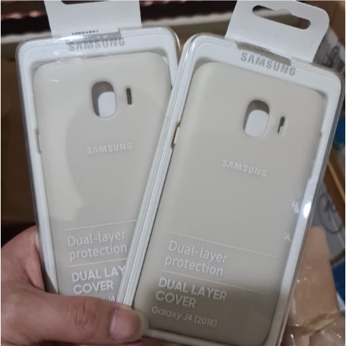 SAMSUNG CASE DUAL LAYER COVER FOR GALAXY J4 2018 RESMI ORI SEIN CASING