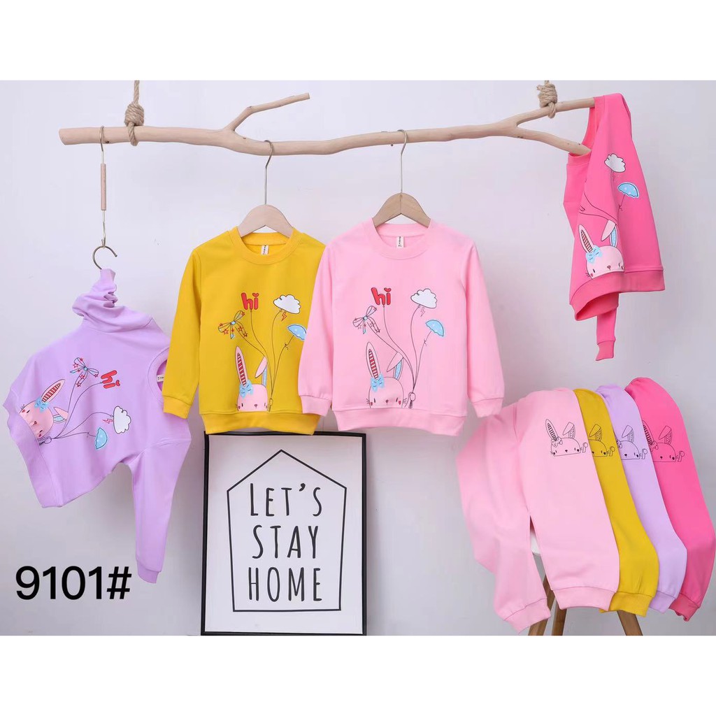 Stelan Anak Perempuan Import Usia  1 - 2 Tahun Batita | Sweater Setelan Anak Cewek | Baju Switer Stelan Anak Perempuan Import 1 - 2 Tahun