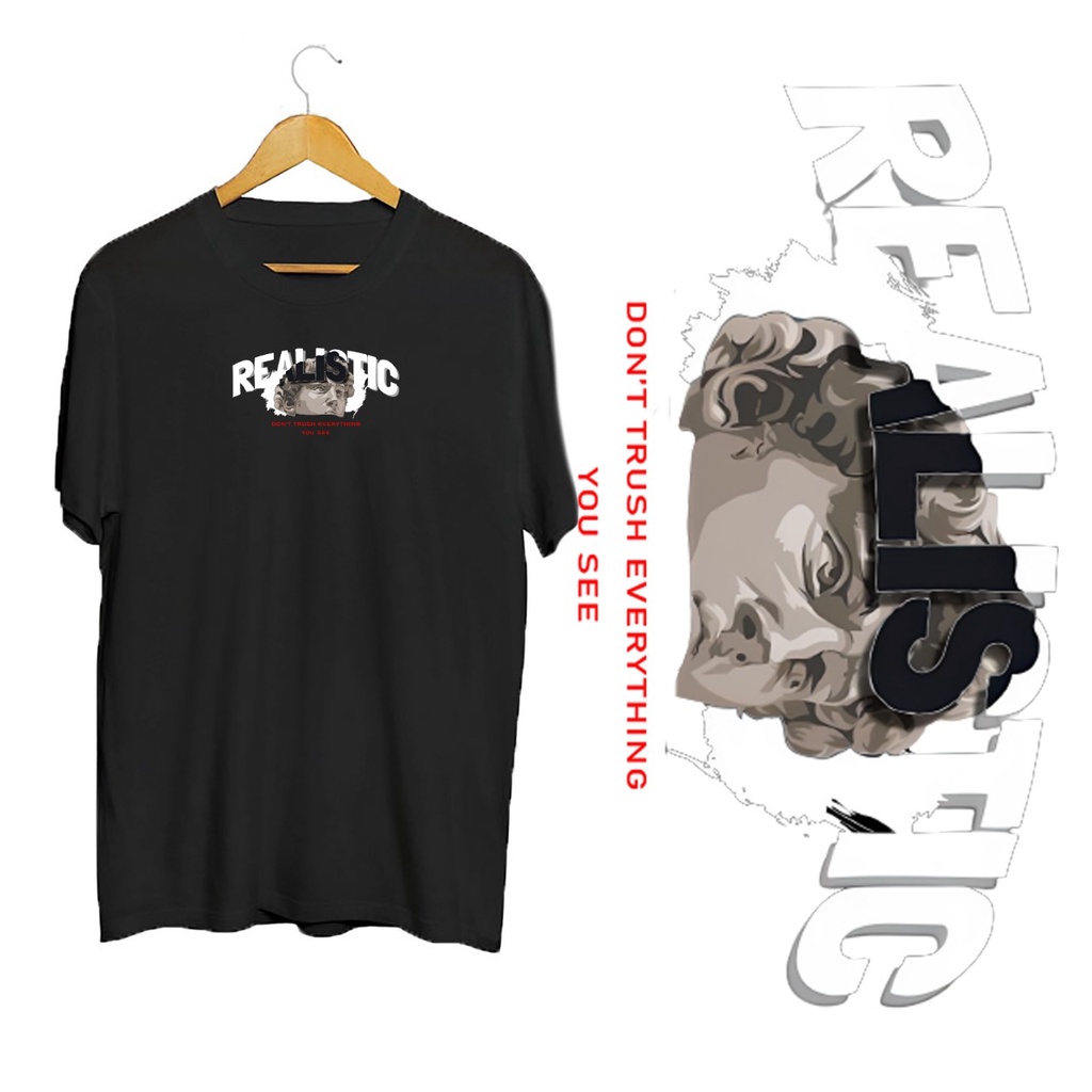 KAOS OVERSIZE REALISTIC T-SHIRT