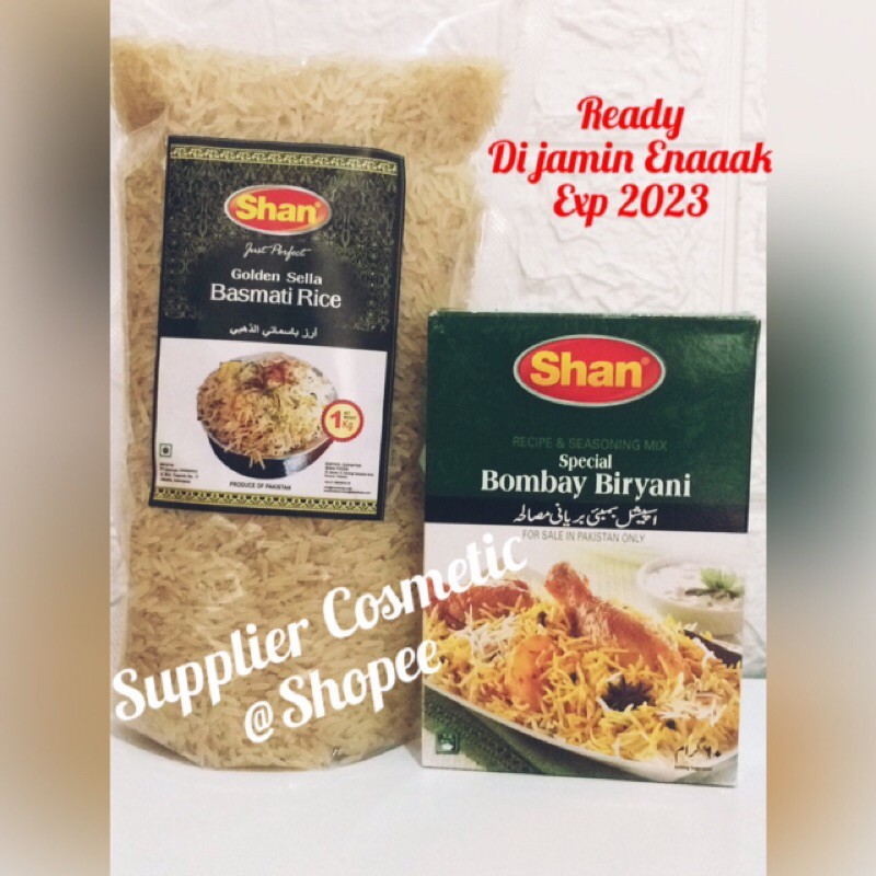 

Paket Beras Basmati 1kg + Bumbu Shan Biryani Import Pakistan