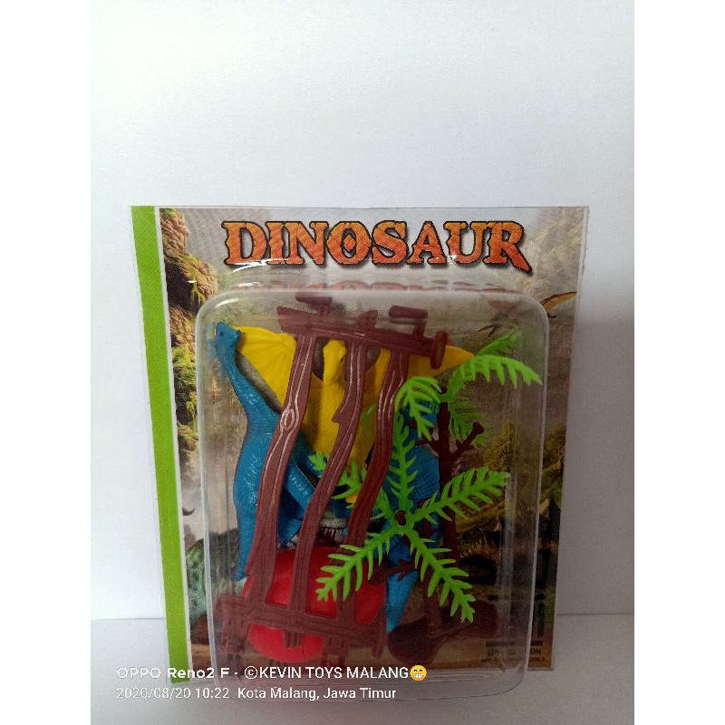 MC 411 FK DINOSAURUS MINI / mainan anak edukasi hewan dinosaurus kecil plus telor mainan super bagus