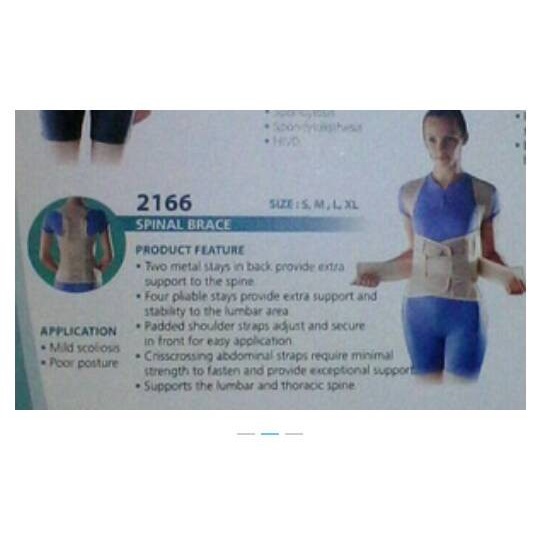 Spinal Brace OPPO 2166. Korset TLSO. Korset Penyangga Punggung OPPO 2166.