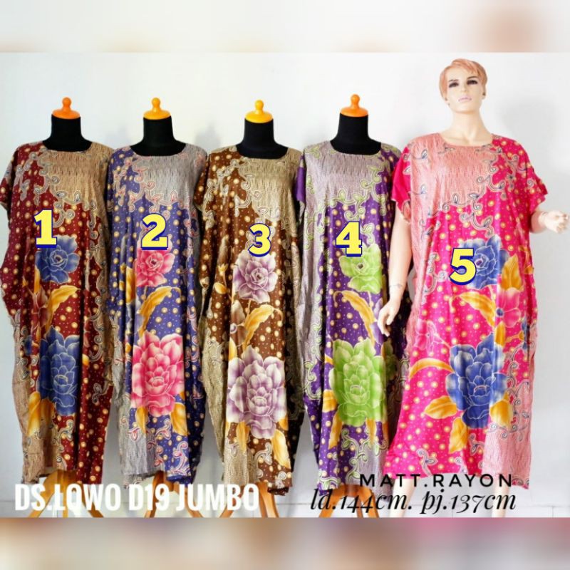 Baju Daster Lowo Batik Kembang