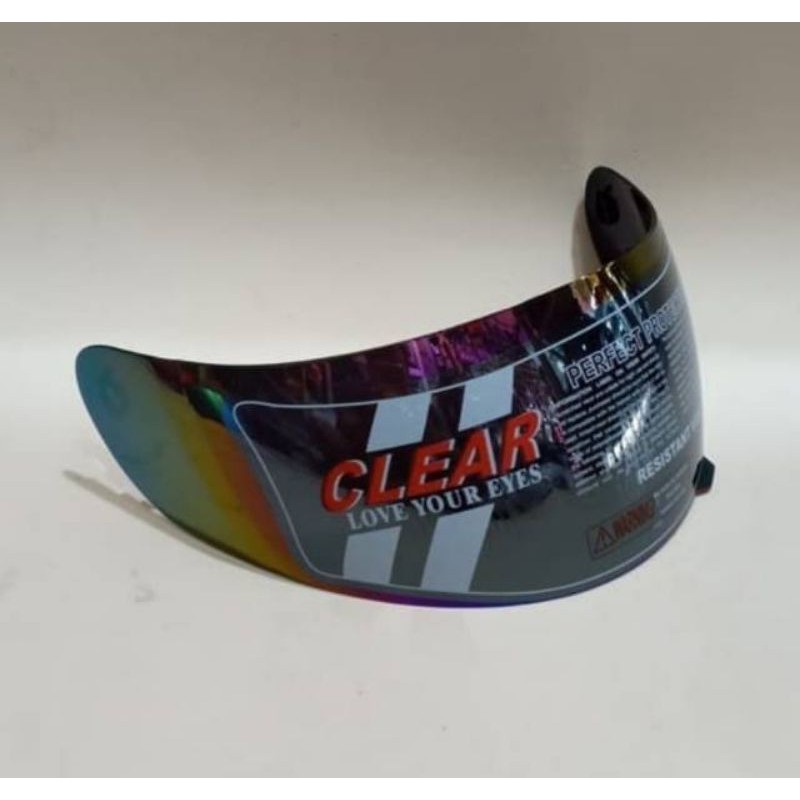 Kaca Helm Kyt rc7 visor helm kyt rc7 R10 K2Rider K2r pelangi CLEAR