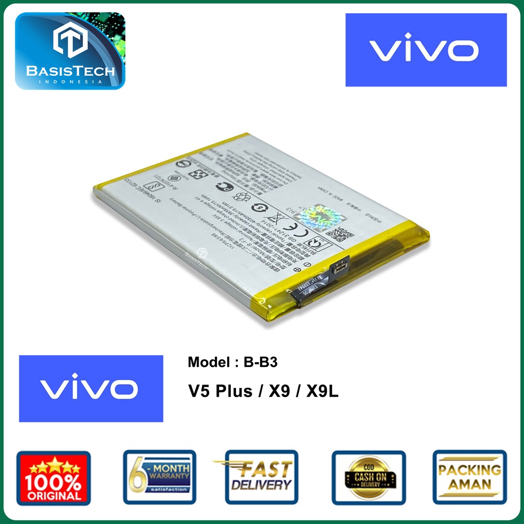 BATERAI VIVO V5 Plus - BATERAI VIVO X9 - VIVO X9L - B-B3 - ORI