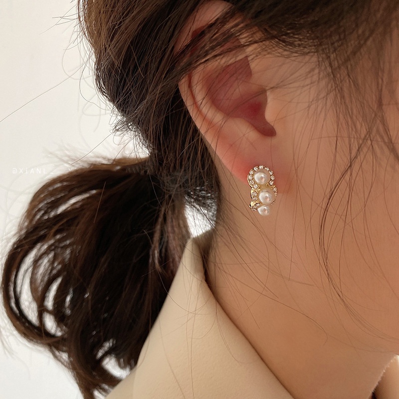 Korea Fashion style elegan sosialita Mutiara anting-anting 2020 Baru Fashion Net merah anting-anting