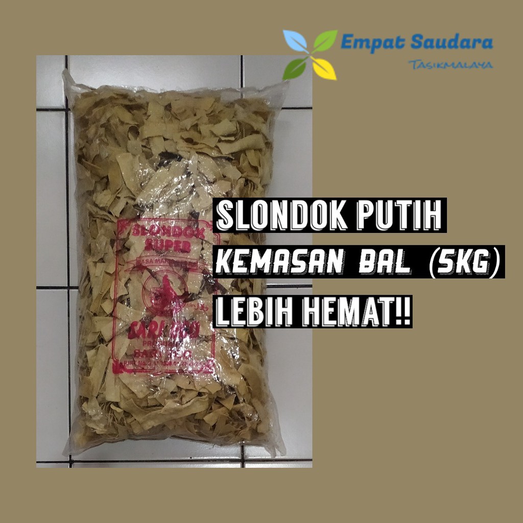 

KERUPUK SLONDOK PUTIH KEMASAN BAL