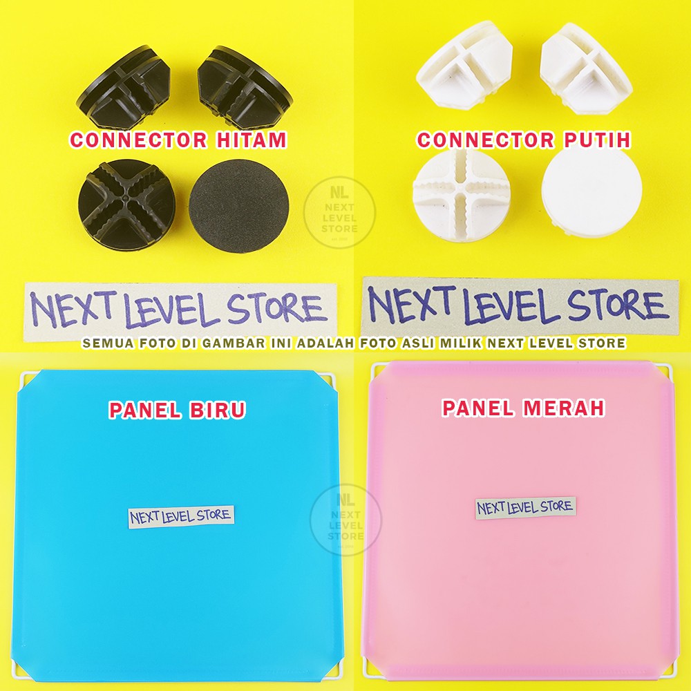DIY Panel Pagar Kandang 35x35cm Anjing Kucing Kelinci Kura Lemari Rak Sepatu Tanaman - Pilih di VARIASI