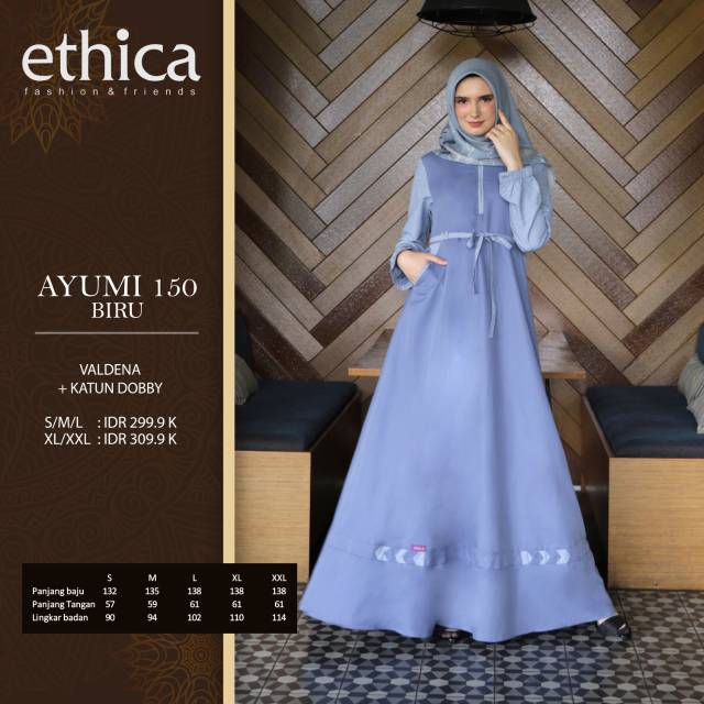 GAMIS AYUMI 150 BLUE ETHICA