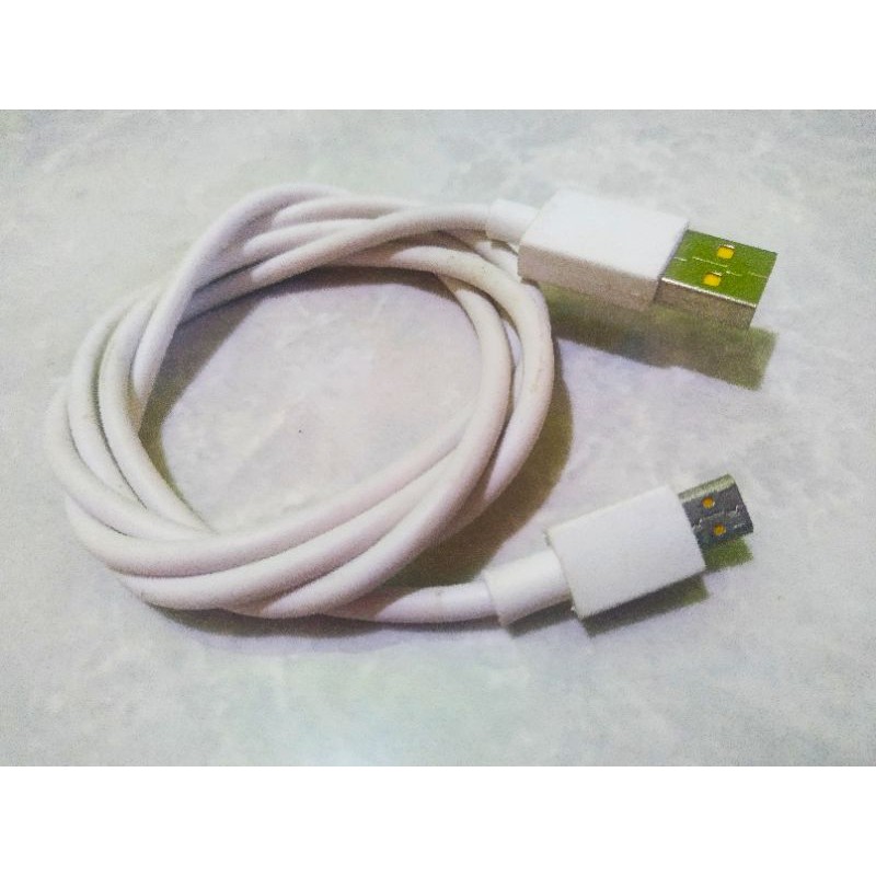 KABEL ORI BAWAAN REALME 3 PRO MICRO USB VOOC AKTIF