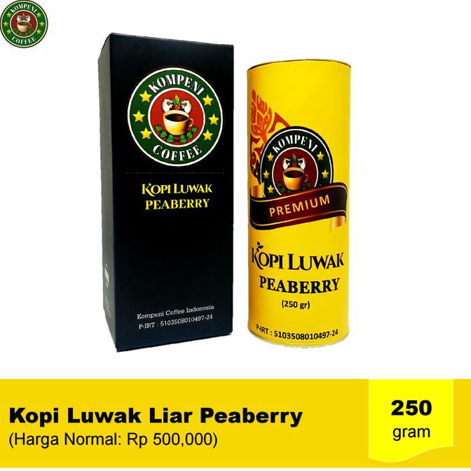 

Kopi Luwak Liar Peaberry (Kopi Lanang / Kopi Jantan) - Biji KP260