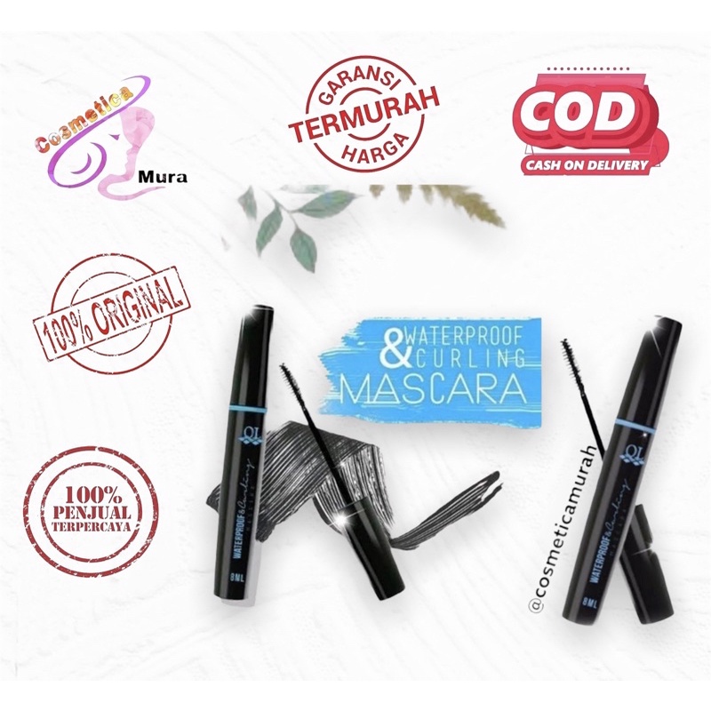 Ql maskara best seller | QL mascara black waterproof | QL eyeliner kuas