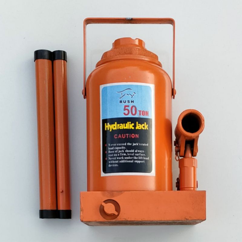 DONGKRAK BOTOL 50 TON MEREK RUSH / DONGKRAK MOBIL