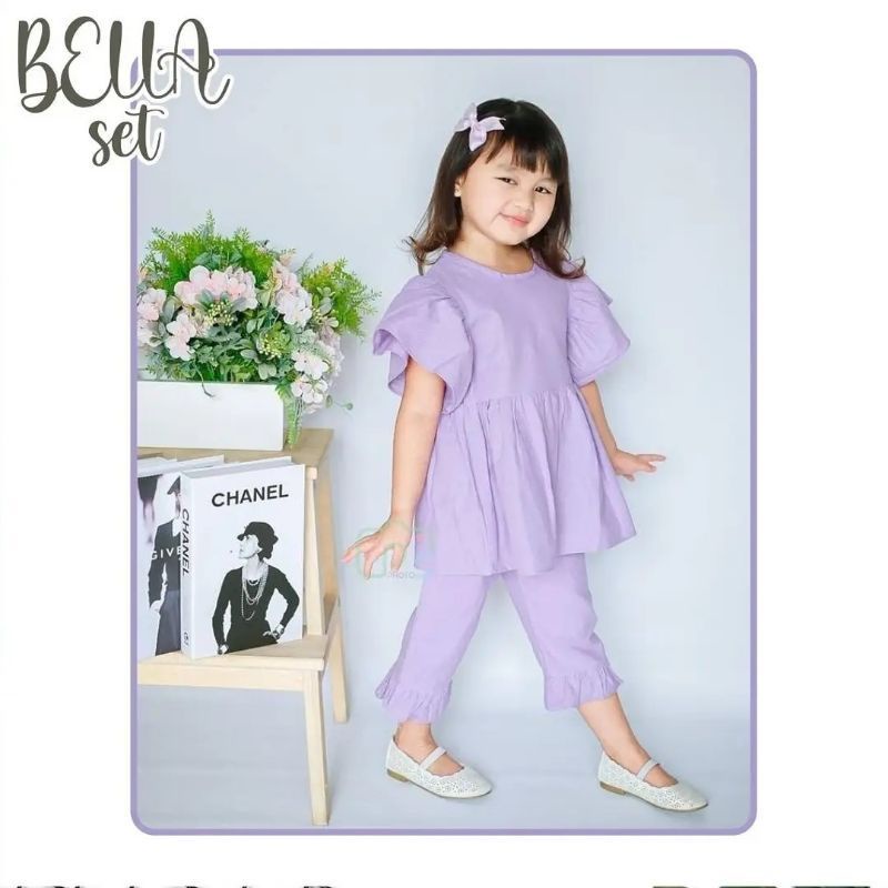 bella set setelan anak perempuan