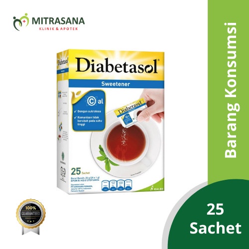 

DIABETASOL SWEETENER 25 SCH/BOX