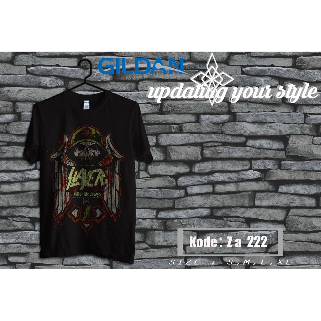 kaos slayer original gildan za222