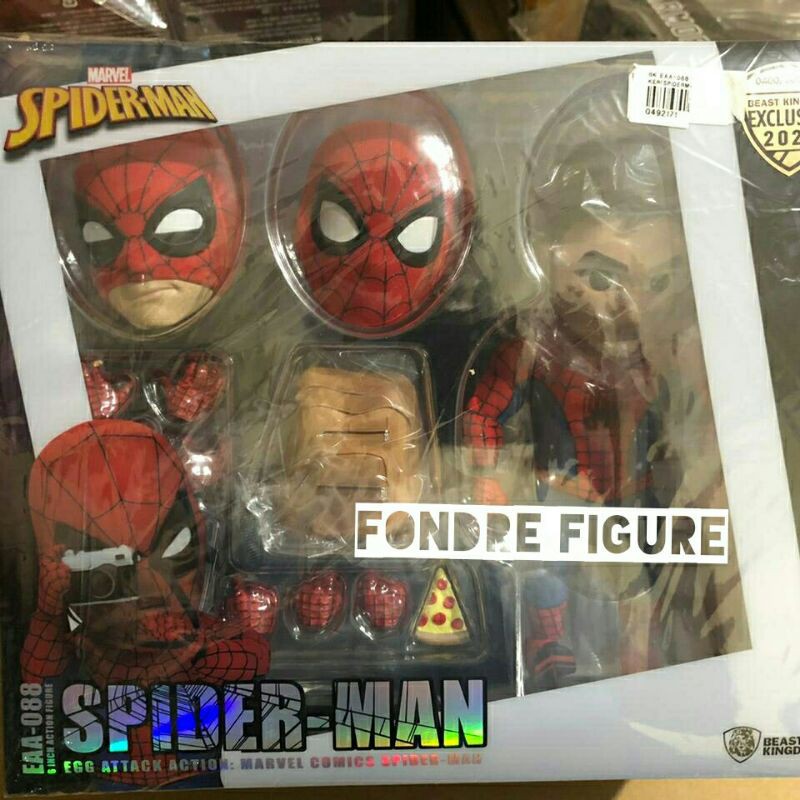ORIGINAL EGG ATTACK ACTION SPIDERMAN EAA 088 SPIDER MAN MARVEL COMICS FIGURE
