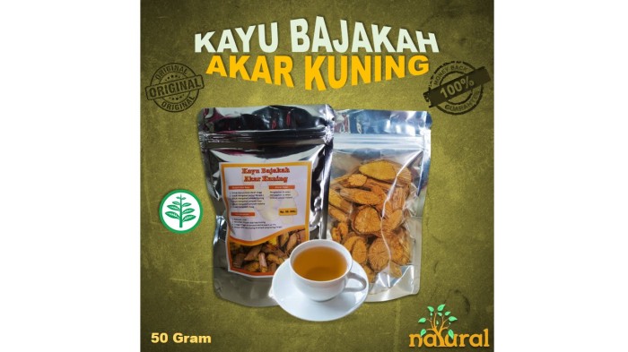 bajakah - kayu bajakah - akar bajakah -bajakah kuning asli kalimantan