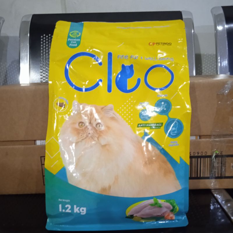 cleo cat 1,2kg makanan kucing cleo