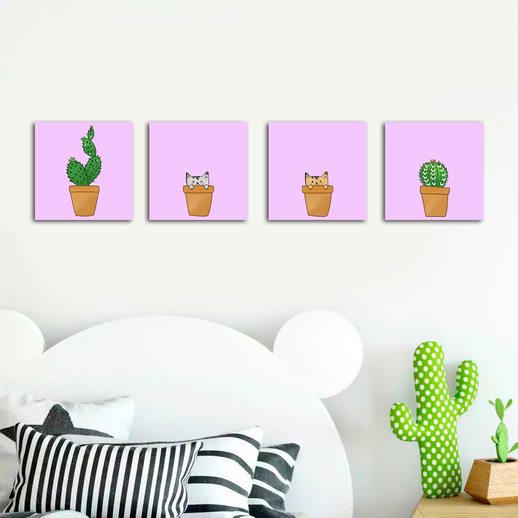 Hiasan Dinding Dekorasi Dinding Cactus Wall Decor pusatmode1234