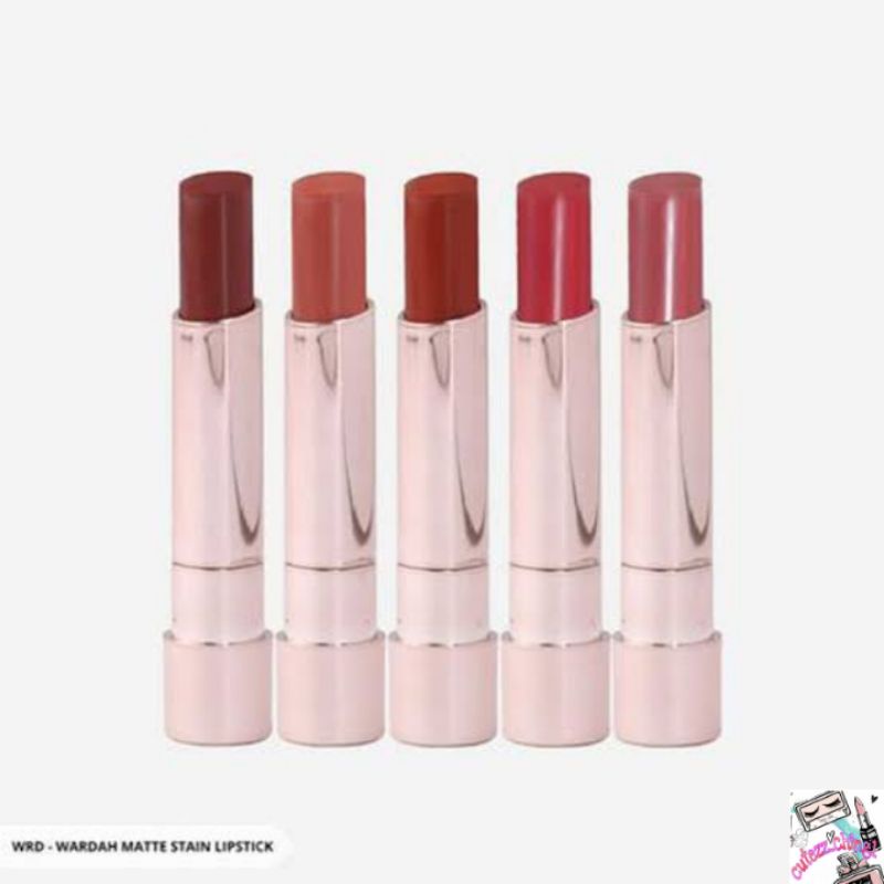 ☃Cutezz_Ching☃Wardah Instaperfect Mattetitude Matte Stain Lipstick 3.5g