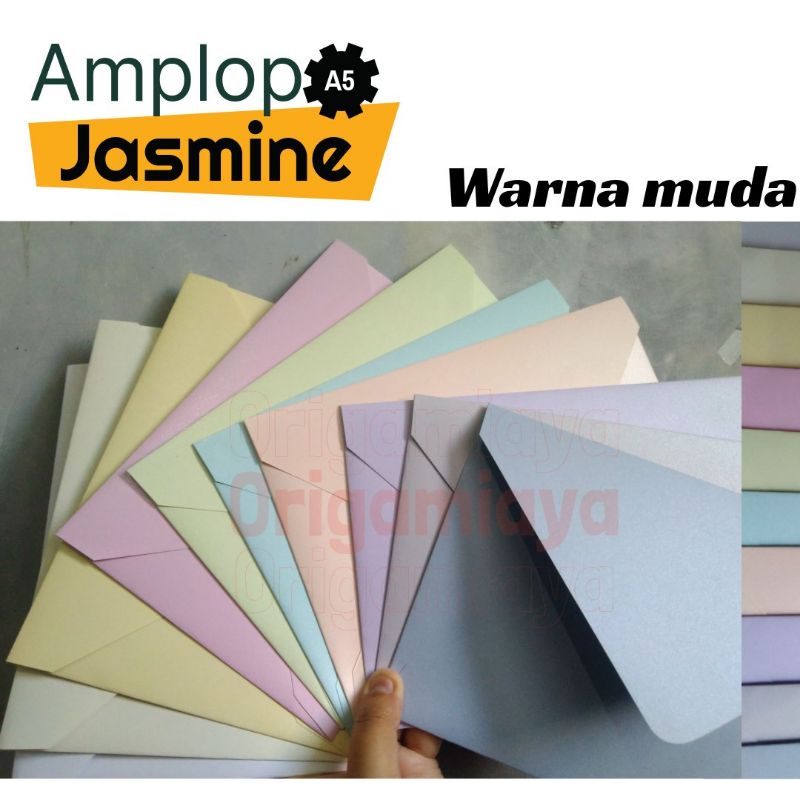 

amplop Jasmine khusus warna muda a5 500lembar