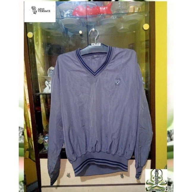 A.Versace V neck jacket